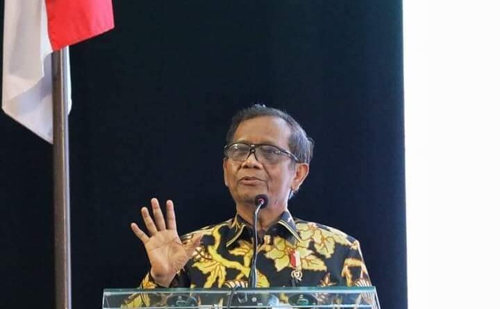 Menko Polhukam Mahfud MD. Foto dok humas Menko Polhukam/detaknews.id