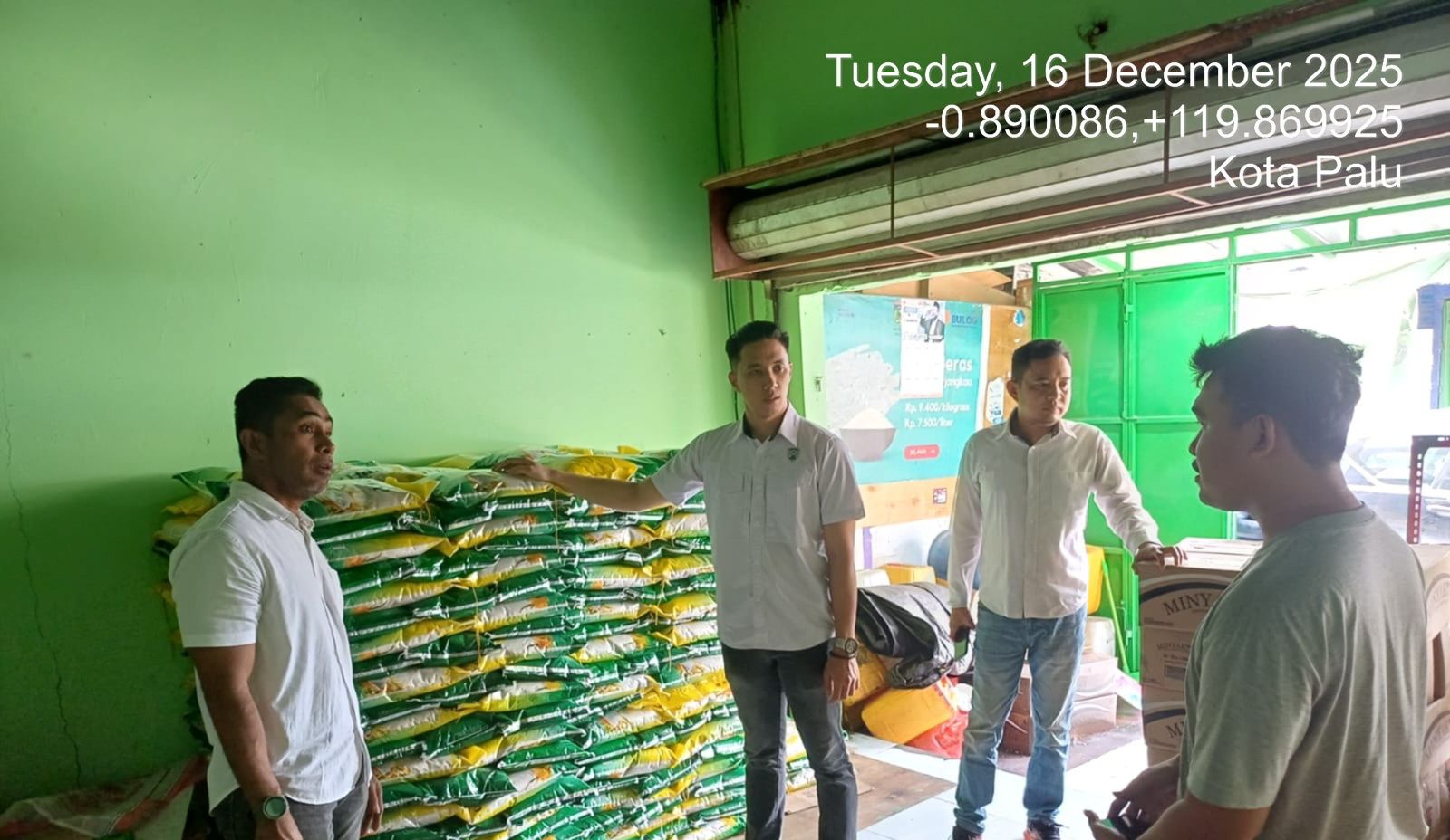 Jelang Akhir Tahun Polresta Palu Masifkan Pengecekan Harga Jual Beras: Harga Sudah Stabil