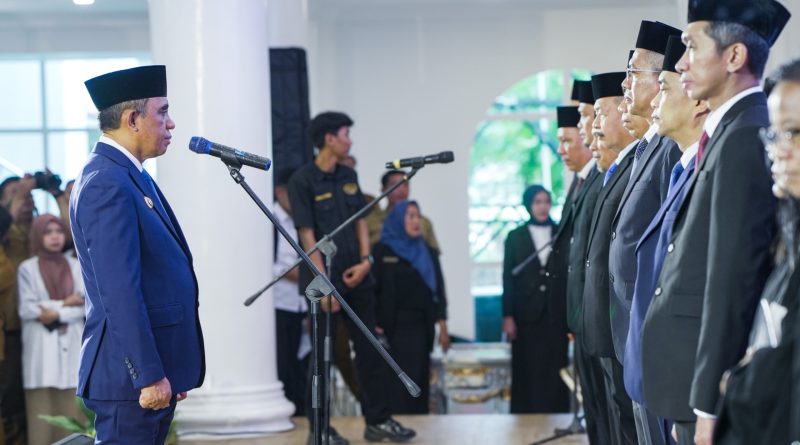Lantik 40 Pejabat Eselon II dan Fungsional, Anwar Hafid: Lakukan Karya Kecil yang Nyata!
