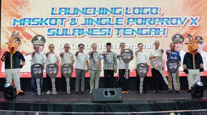 Sambut Porprov X Sulteng 2026, Gubernur Anwar Hafid Resmi Luncurkan Logo dan Maskot ‘Si Jonga’ di Morowali